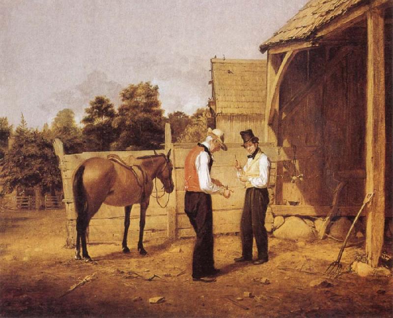 William Sidney Mount The Horse Dealers